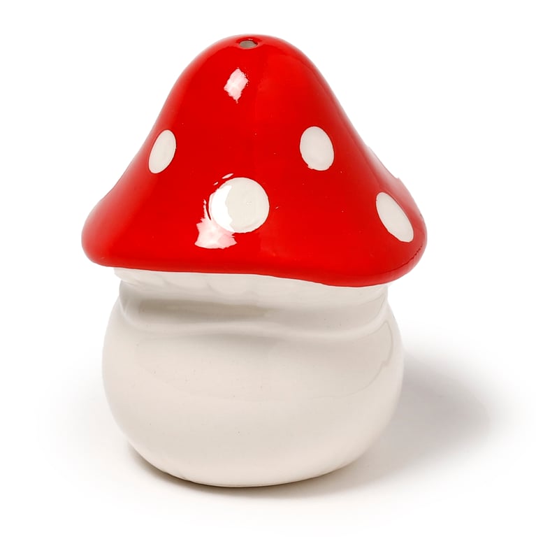 Dolomite Ceramic Fairy Toadstool House Salt & Pepper Shaker Set - Food Safe Kitchenware