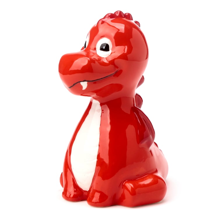 Ceramic Salt & Pepper Set - Red Dragon Food Safe, Ceramic Design