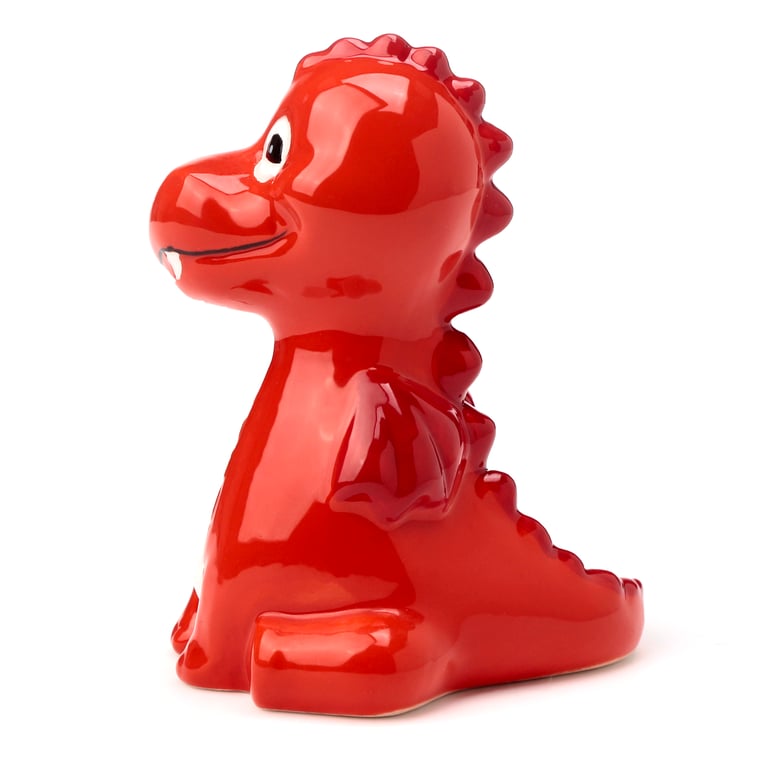 Ceramic Salt & Pepper Set - Red Dragon Food Safe, Ceramic Design