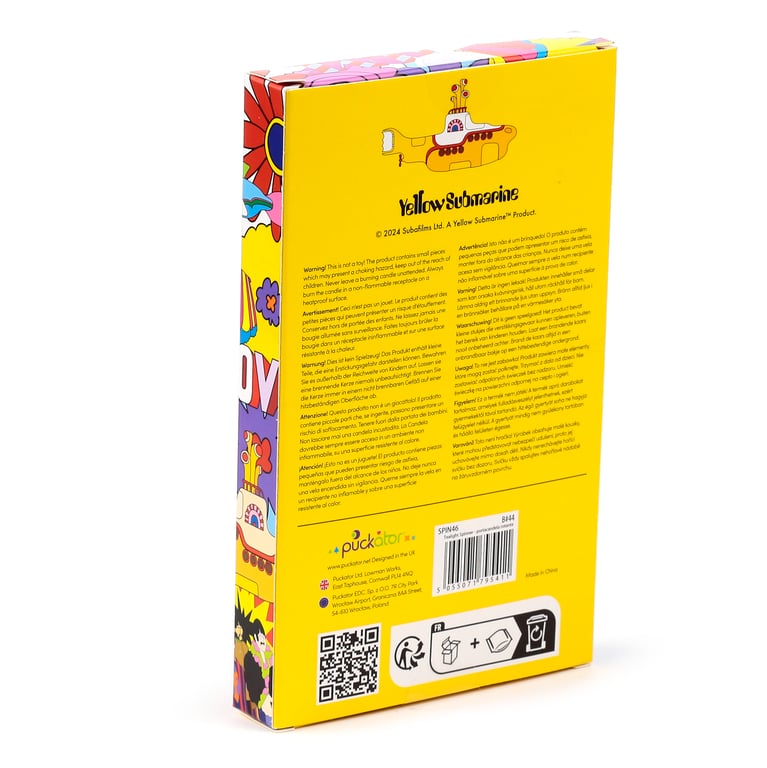 Yellow Submarine Spinning Tea Light Carousel Candle Holder - Aluminium & Stainless Steel Construction