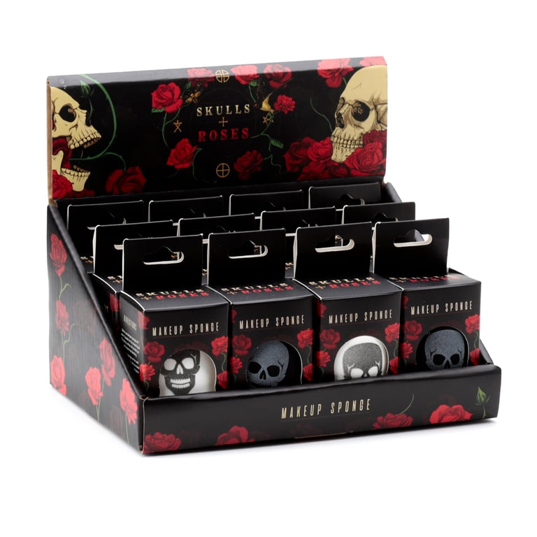Polyurethane Beauty Blender - Skulls and Roses Makeup Sponge