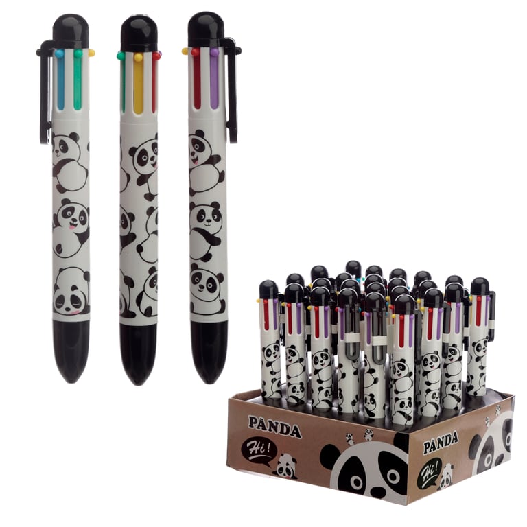 ABS Plastic Multi Colour Pen - 6 Colours, CE/UKCA Marked, Safety Design for Children