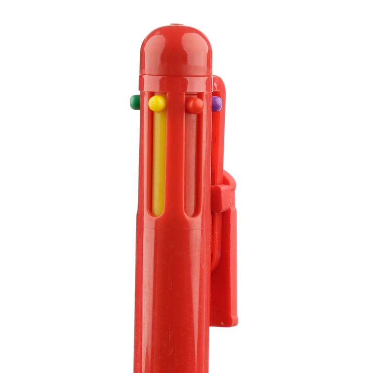 CE Marked 6 Colour Multi Pen - Plastic and Durable Design