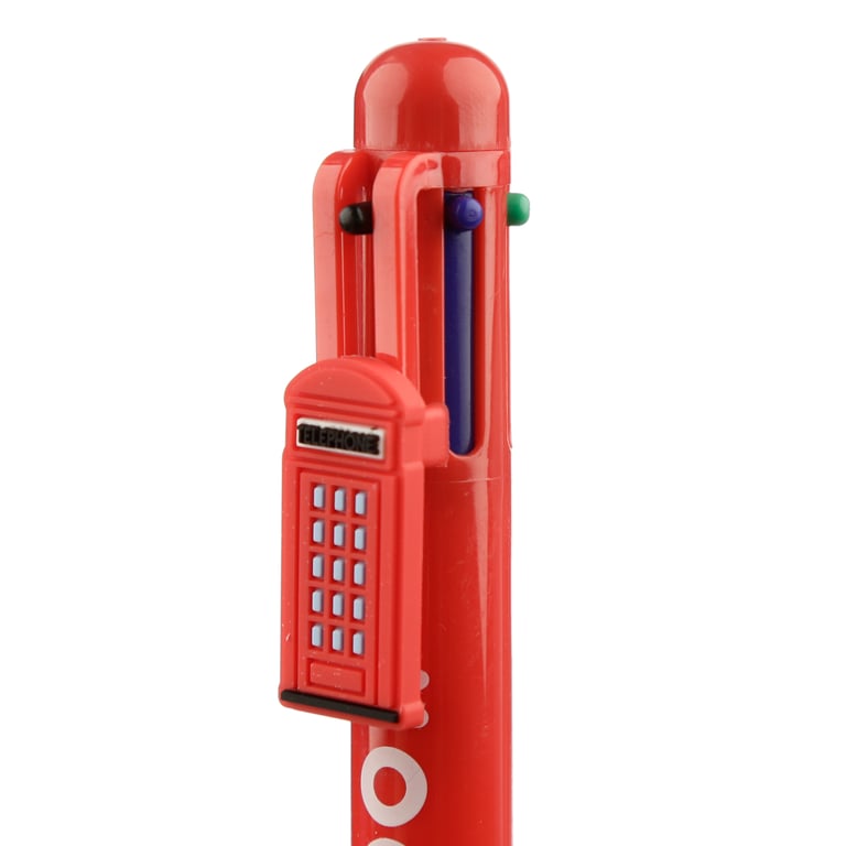 CE Marked 6 Colour Multi Pen - Plastic and Durable Design