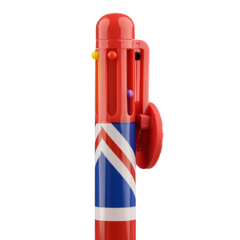 London Union Jack 6 Colour Multi Pen - CE/UKCA Marked & Child Safe Office Supply
