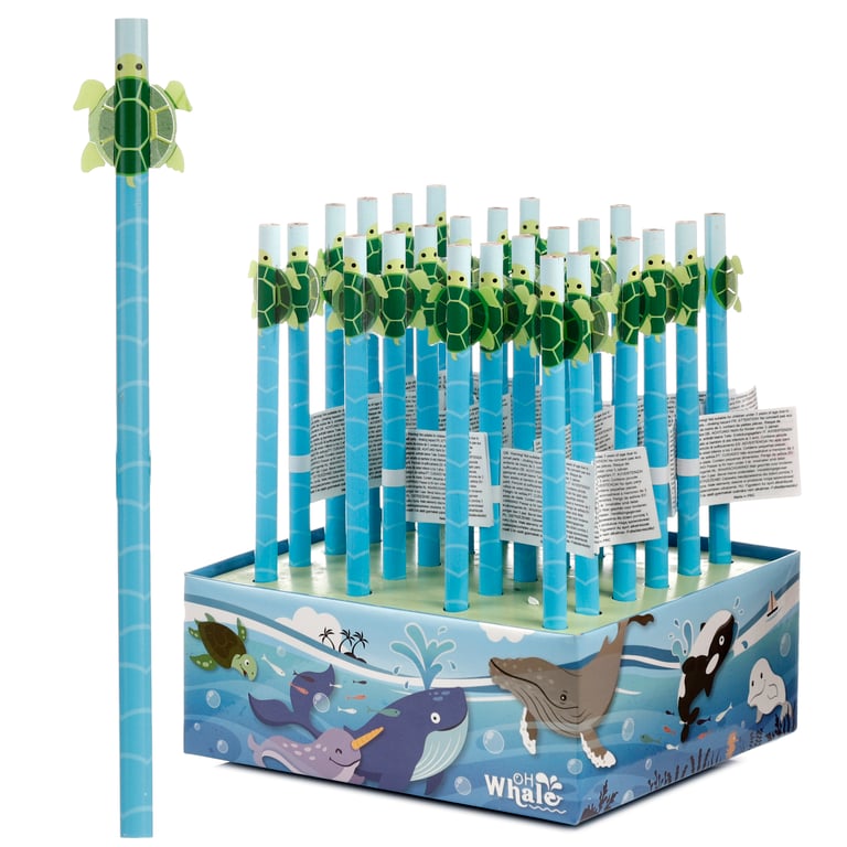 CE Marked Wooden Sea Turtle HB Pencil - Eco-Friendly and Compliant Writing Instrument