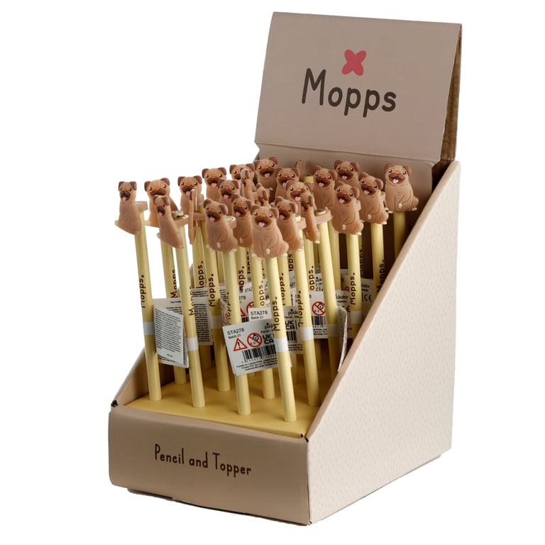 Wood Pencil with PVC Topper - Durable Writing Tool Made from Poplar Wood and PVC