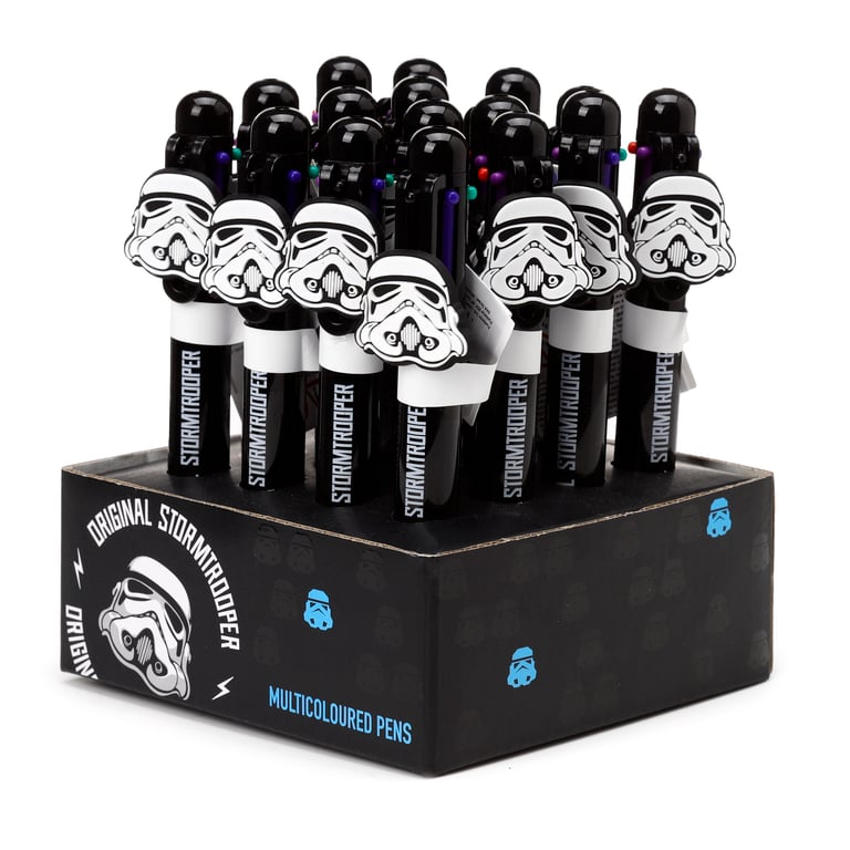 The Original Stormtrooper Multi Colour Pen (6 Colours) - CE Marked & Licensed