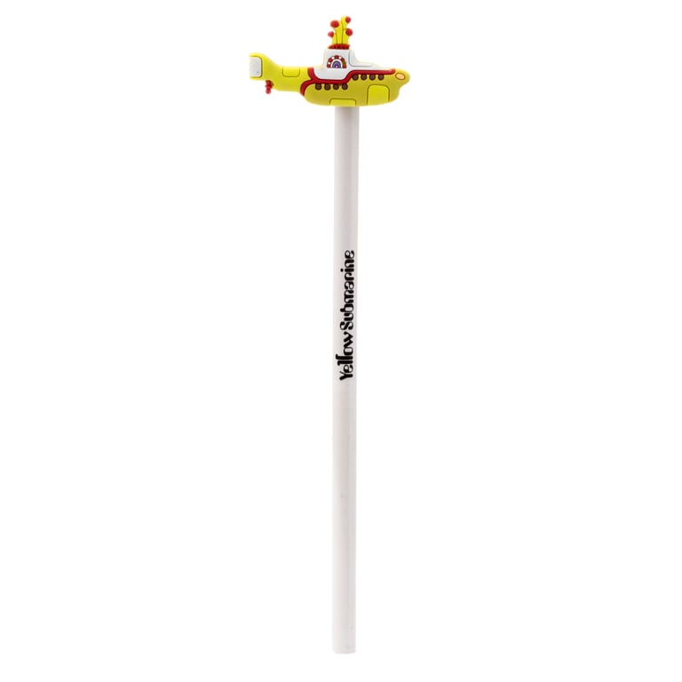 Licensed Beatles Yellow Submarine Pencil - Poplar Wood with PVC Topper