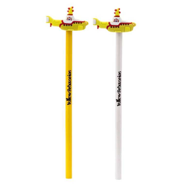 Licensed Beatles Yellow Submarine Pencil - Poplar Wood with PVC Topper