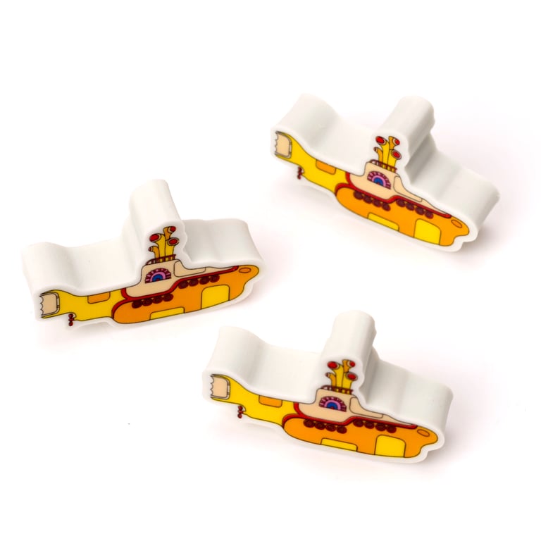 The Beatles Yellow Submarine 3-Piece CE Marked Rubber Eraser Set