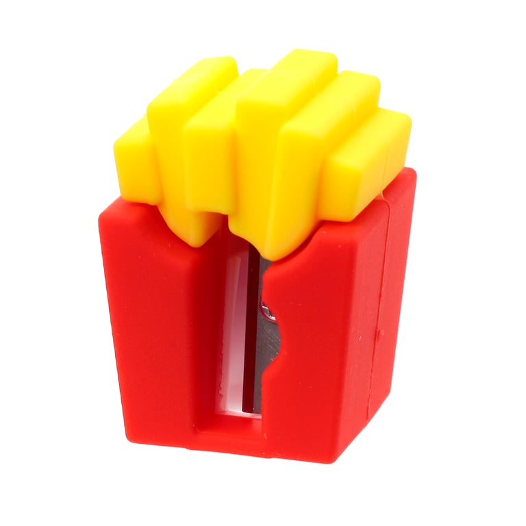 Plastic Pencil Sharpener - Fast Food - CE Marked & EN71 Compliant