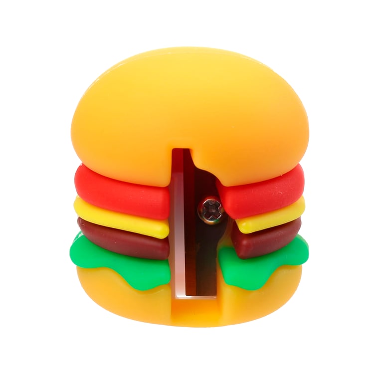 Plastic Pencil Sharpener - Fast Food - CE Marked & EN71 Compliant