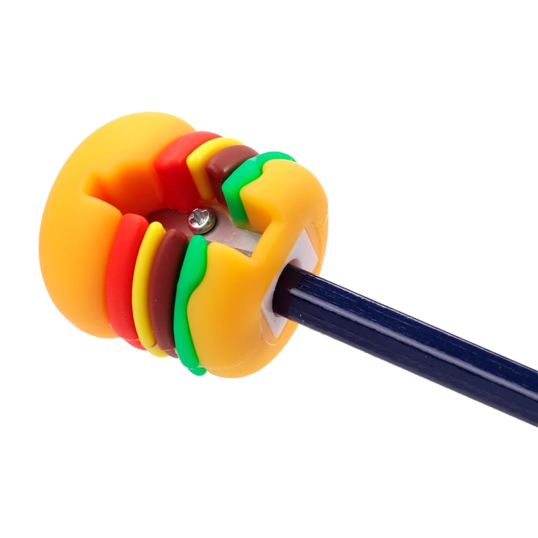 Plastic Pencil Sharpener - Fast Food - CE Marked & EN71 Compliant