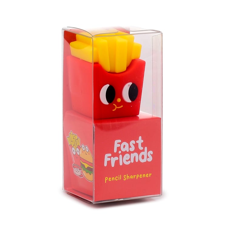 Plastic Pencil Sharpener - Fast Food - CE Marked & EN71 Compliant