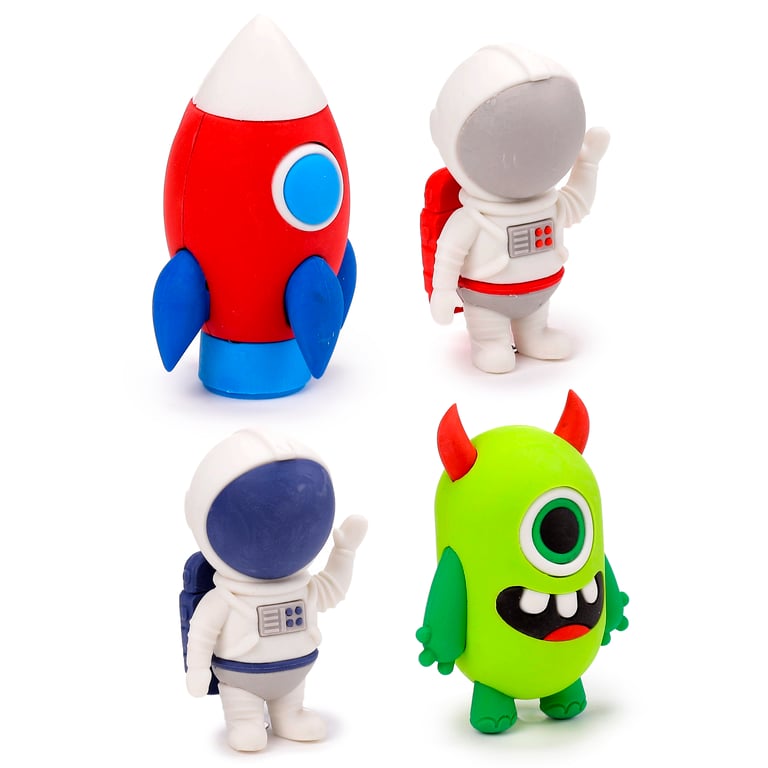 CE Marked Rubber Eraser - Space Cadet Gift Box