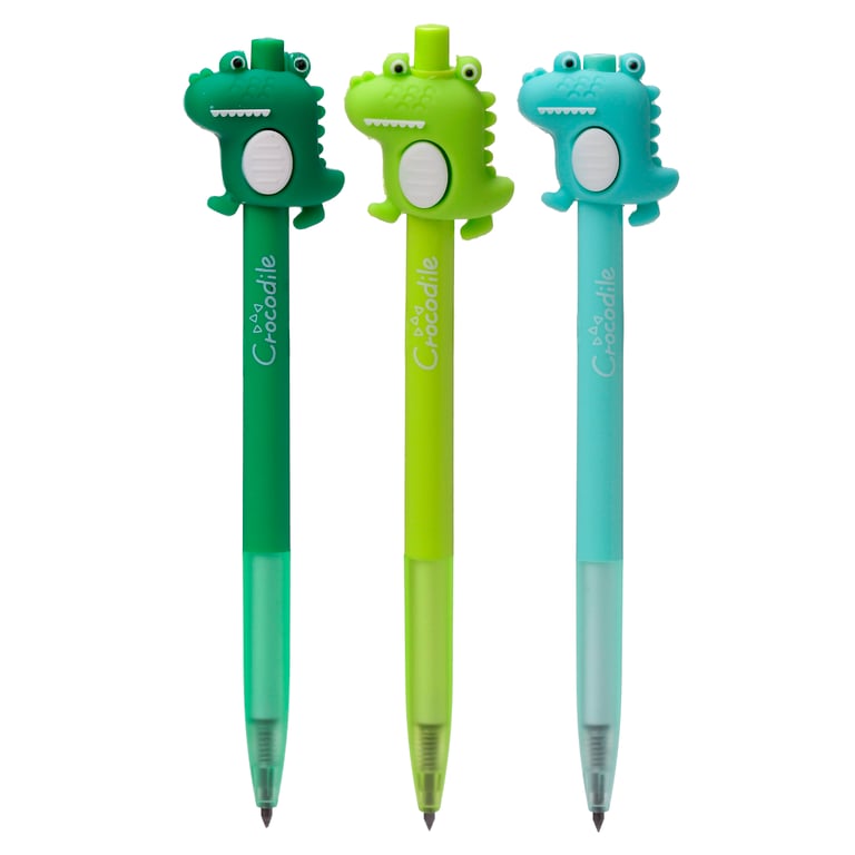 Everlasting Pencil - Crocodile: Isostatic Pressure Graphite, No Sharpening, CE Marked