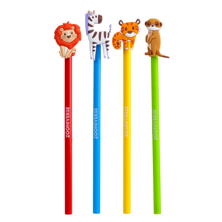 Pencil with PVC Topper - CE & UKCA Marked, EN71 Compliant and Non-Toxic