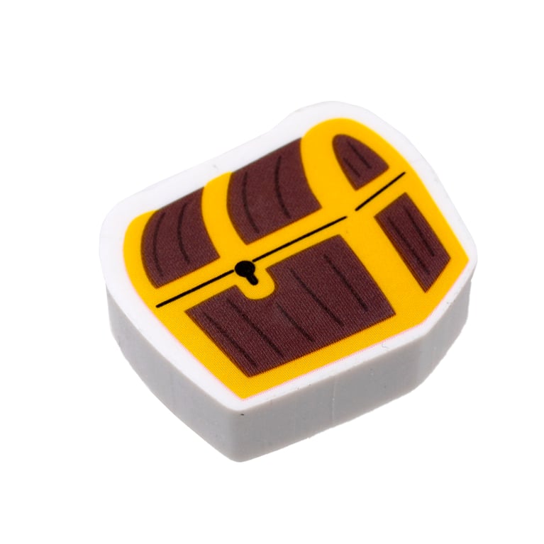 CE Marked 3 Piece Rubber Eraser Set - Jolly Rogers Pirate Edition