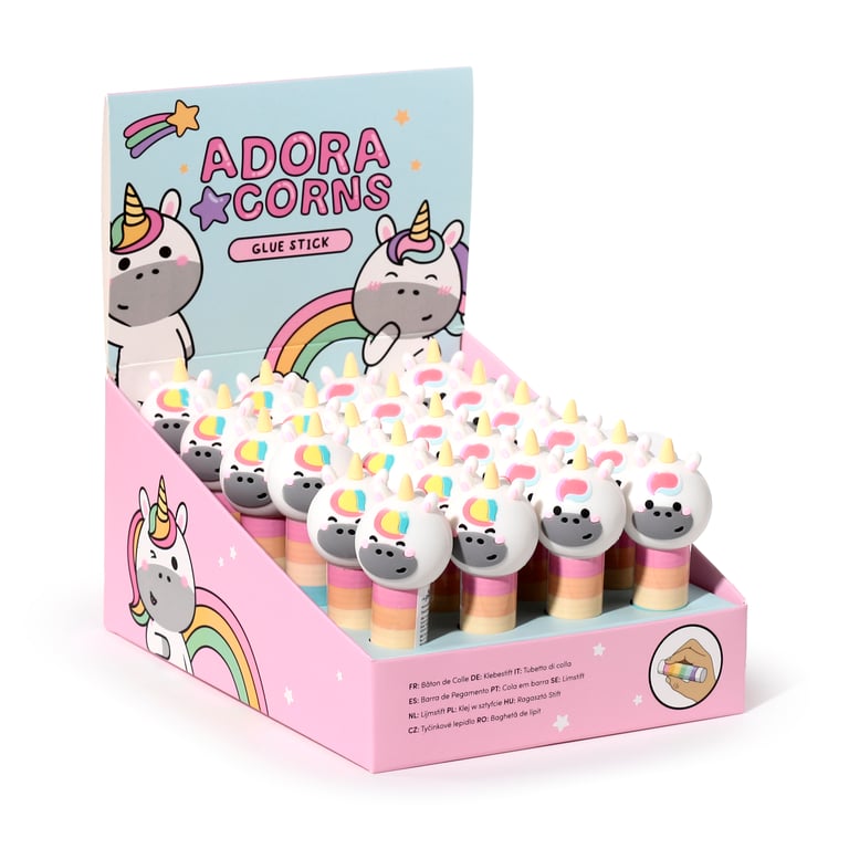 Astra the Unicorn PVA Glue Stick - CE Marked, Water Soluble and Suitable for Kids