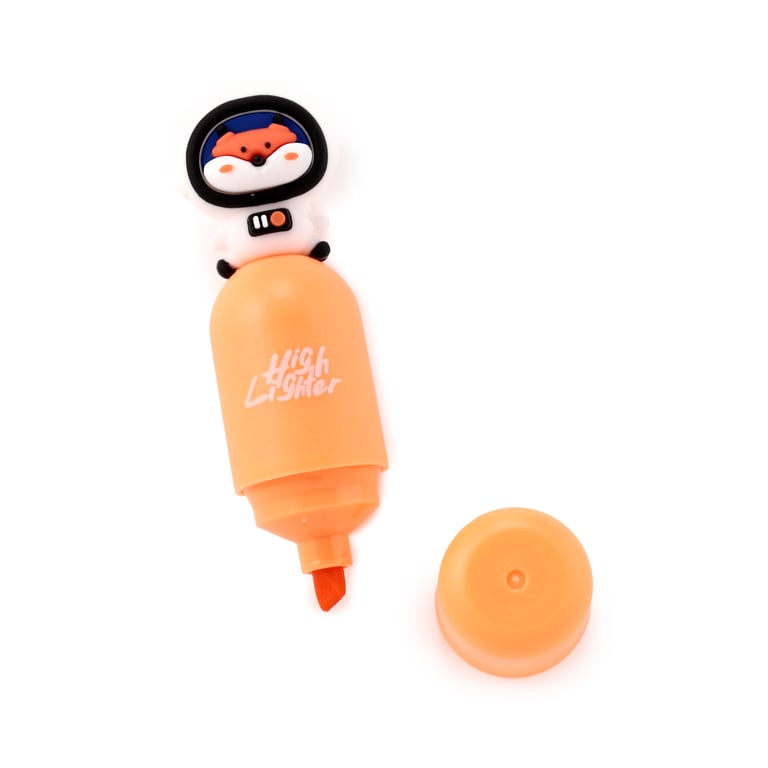 Space Team CE Marked Plastic Highlighter - Child Safe and EN71 Compliant
