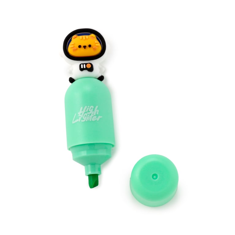 Space Team CE Marked Plastic Highlighter - Child Safe and EN71 Compliant
