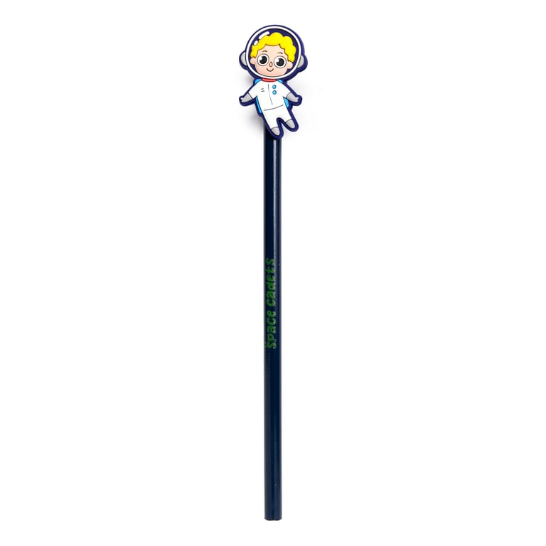 Basswood Pencil with PVC Topper - Space Cadet Writing Tool