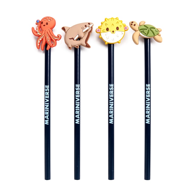 Basswood Pencil with PVC Topper - Office Supplies