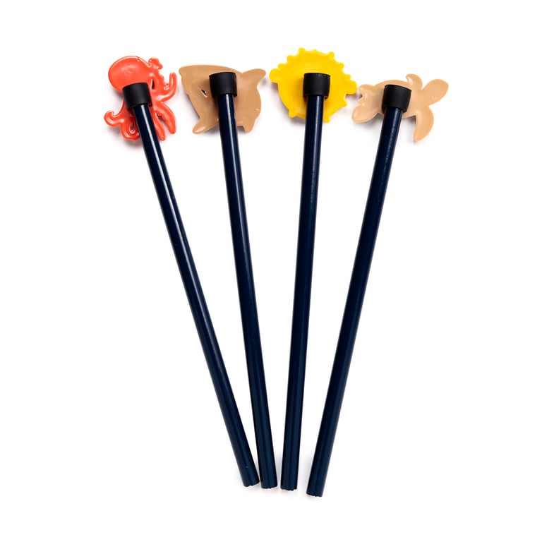 Basswood Pencil with PVC Topper - Office Supplies