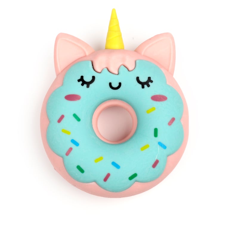 Rubber Unicorn Donut Eraser - CE/UKCA Marked & EN71 Certified