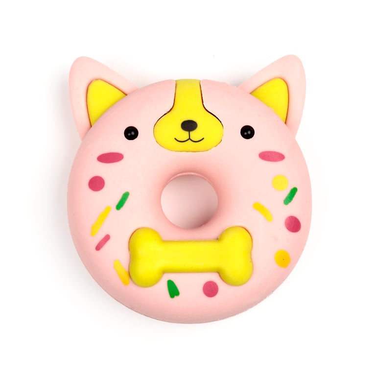 Rubber Unicorn Donut Eraser - CE/UKCA Marked & EN71 Certified