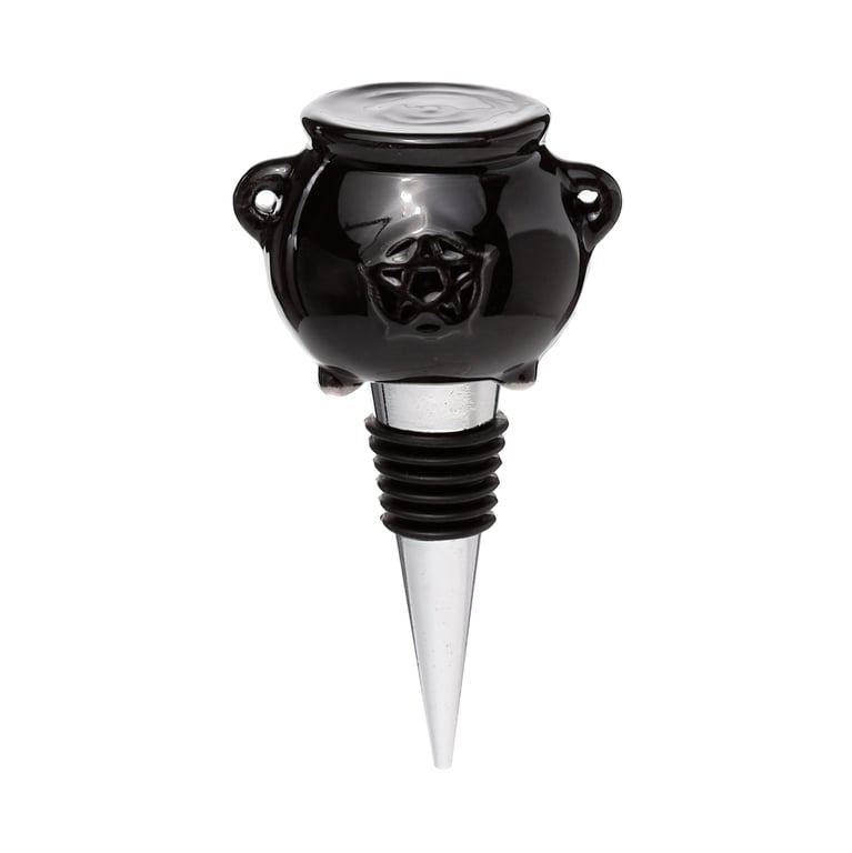 Dolomite Ceramic Cauldron Bottle Stopper