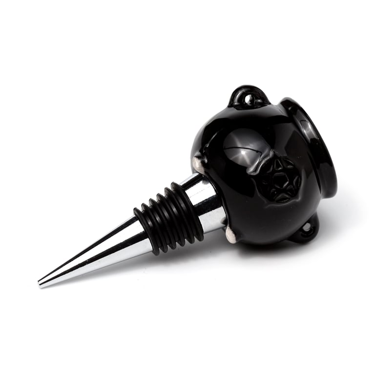 Dolomite Ceramic Cauldron Bottle Stopper