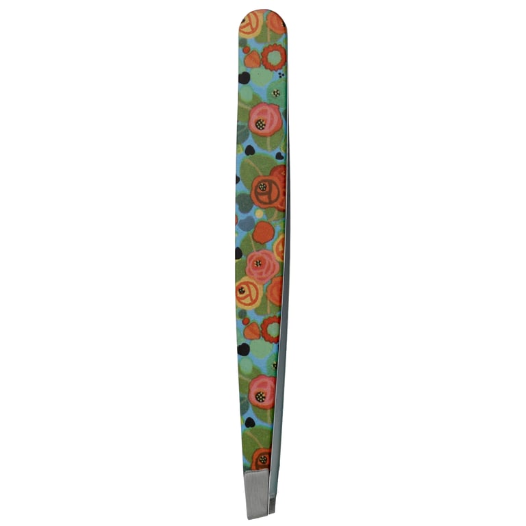 Julie Dodstworth Shaped Tweezers - Stainless Steel 430 Licensed Beauty Tool