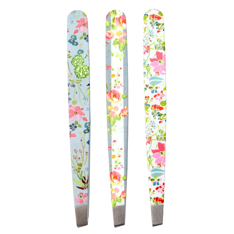 Julie Dodsworth Licensed Pink Floral Stainless Steel 430 Tweezers