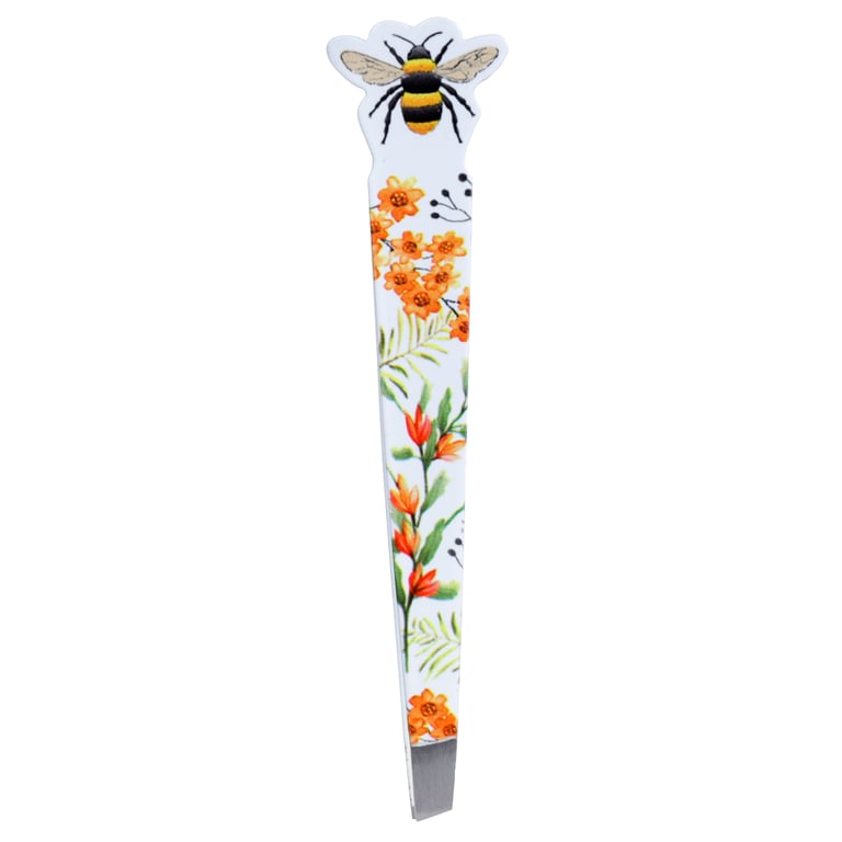 430 Stainless Steel Shaped Tweezers for Grooming - Nectar Meadows