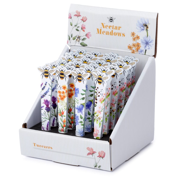 430 Stainless Steel Shaped Tweezers for Grooming - Nectar Meadows