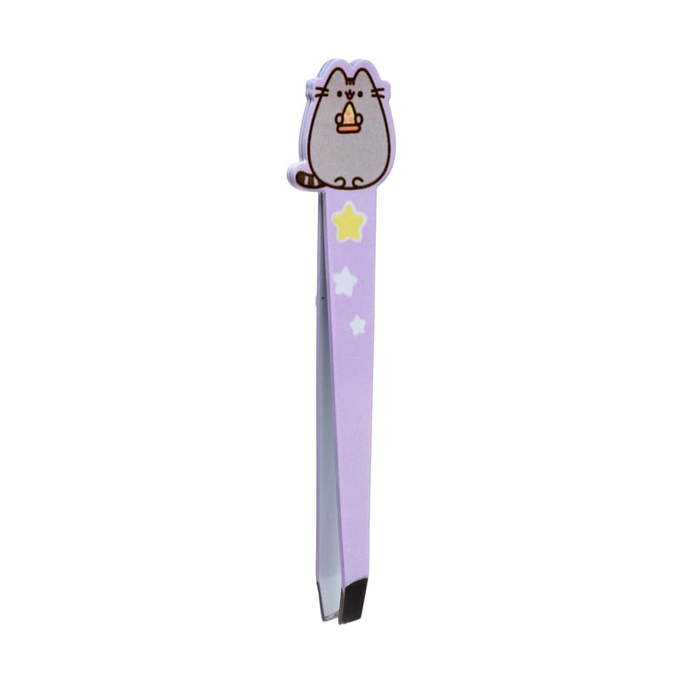 Pusheen Cat Core Shaped Tweezers - Licensed Stainless Steel 430 Pet Grooming Tool