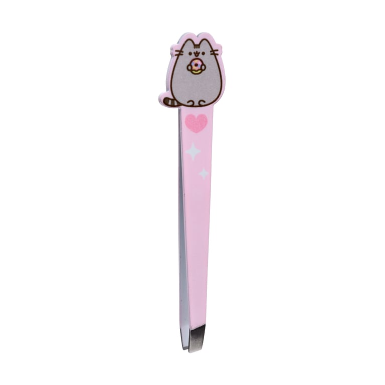Pusheen Cat Core Shaped Tweezers - Licensed Stainless Steel 430 Pet Grooming Tool