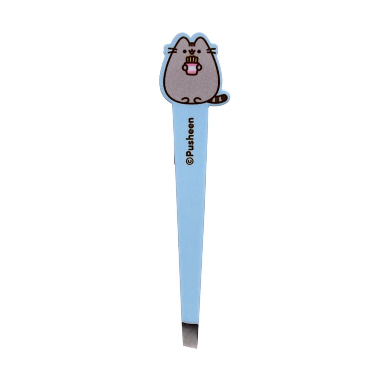 Pusheen Cat Core Shaped Tweezers - Licensed Stainless Steel 430 Pet Grooming Tool