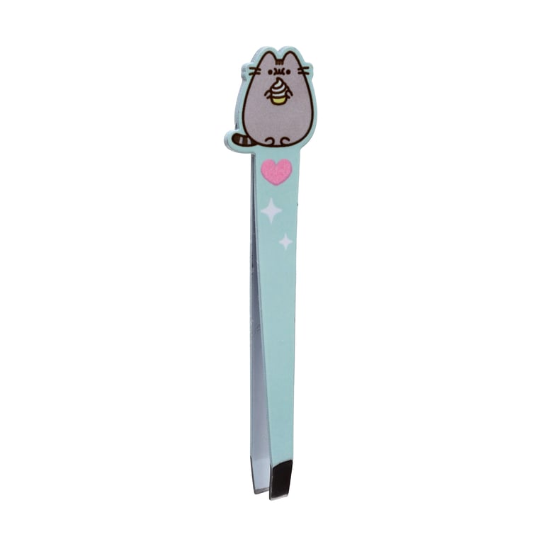 Pusheen Cat Core Shaped Tweezers - Licensed Stainless Steel 430 Pet Grooming Tool