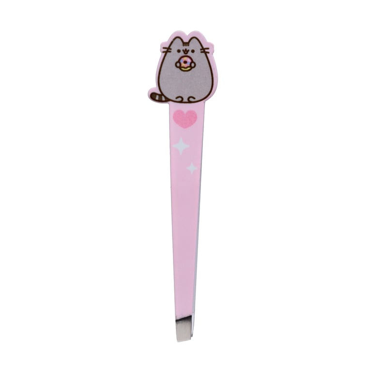 Pusheen Cat Core Shaped Tweezers - Licensed Stainless Steel 430 Pet Grooming Tool
