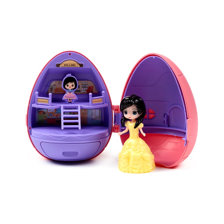 Fun Kids Mini Pocket World Princess Castle Toy - CE Marked & EN71 Compliant