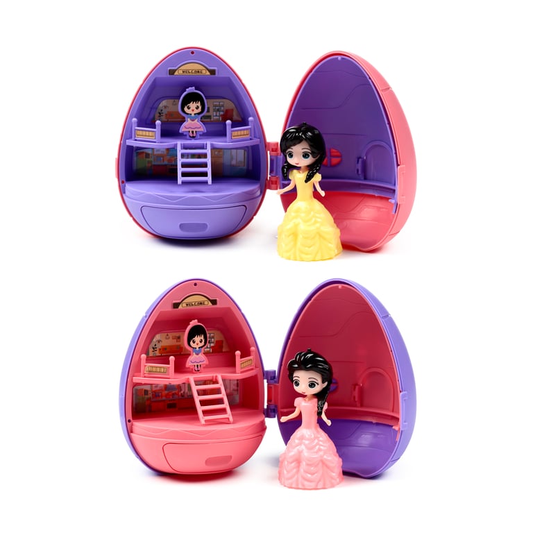 Fun Kids Mini Pocket World Princess Castle Toy - CE Marked & EN71 Compliant