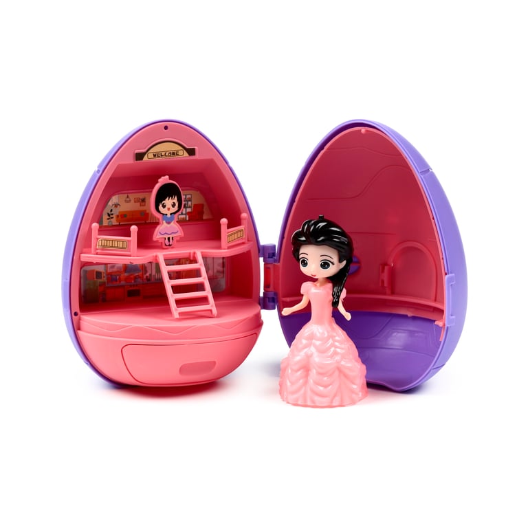 Fun Kids Mini Pocket World Princess Castle Toy - CE Marked & EN71 Compliant