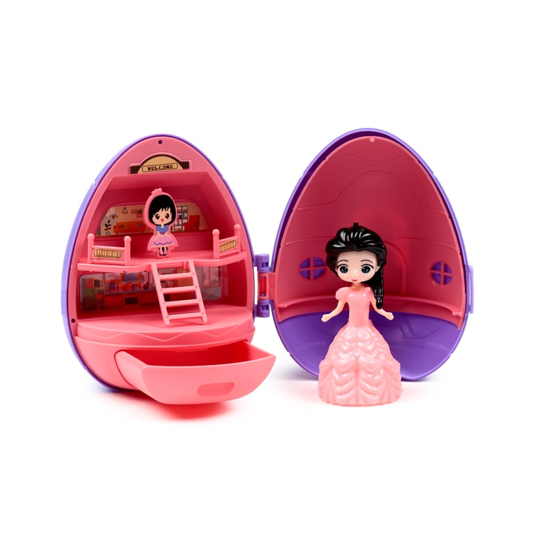 Fun Kids Mini Pocket World Princess Castle Toy - CE Marked & EN71 Compliant