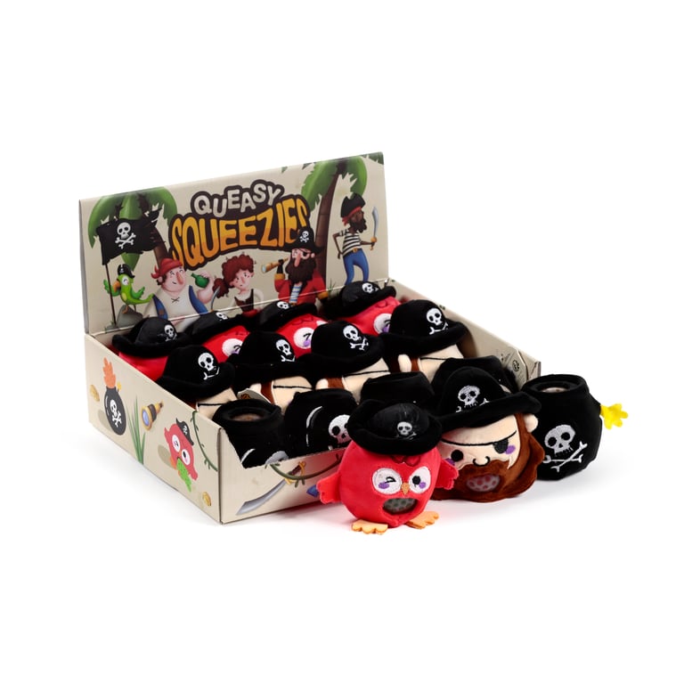Queasy Squeezies Fidget Toy - CE/UKCA Marked Polyester Bead Toy for Kids