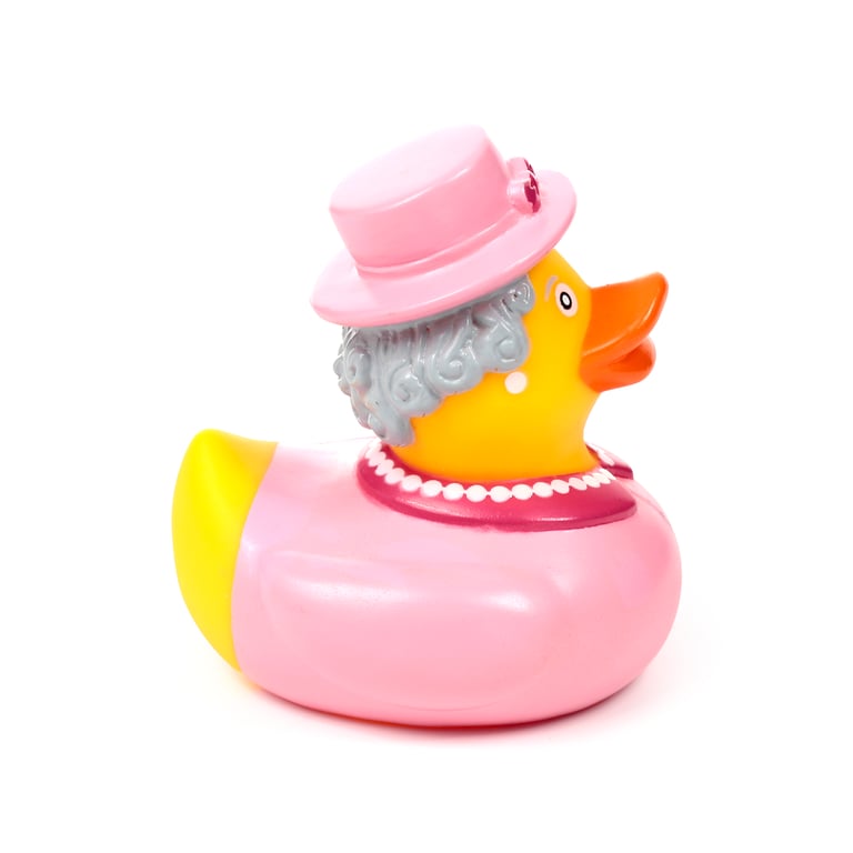 Queen Duck Vinyl Bath Time Toy - CE Marked & EN71 Certified