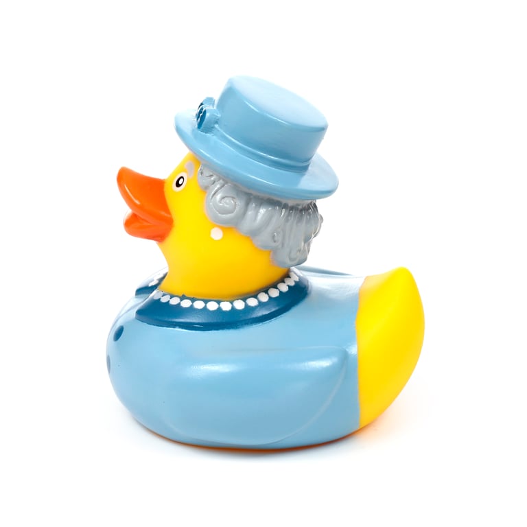 Queen Duck Vinyl Bath Time Toy - CE Marked & EN71 Certified