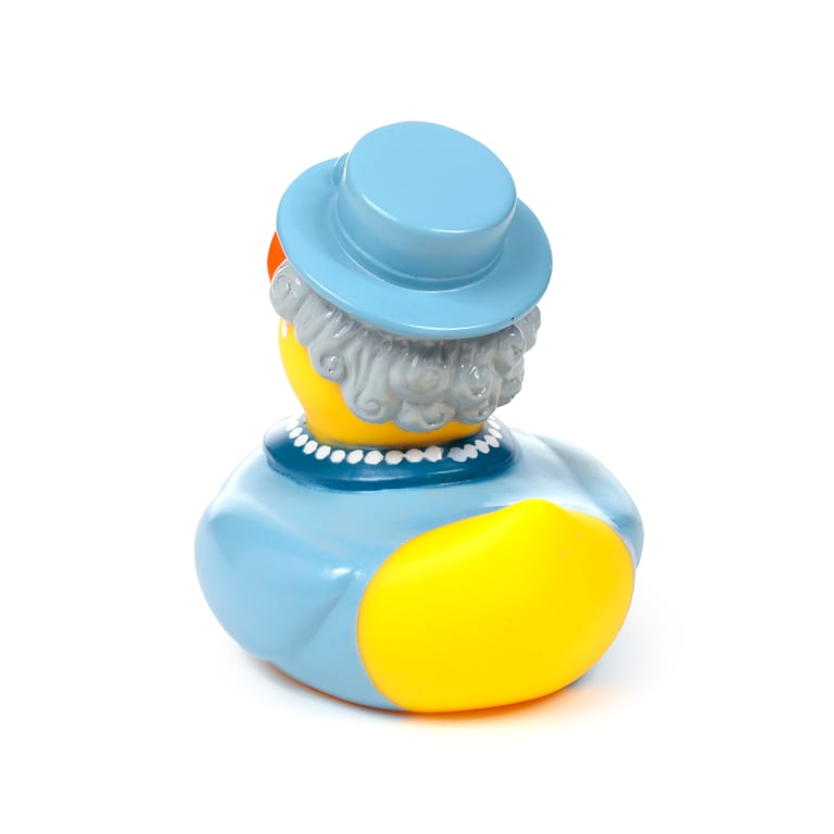 Queen Duck Vinyl Bath Time Toy - CE Marked & EN71 Certified